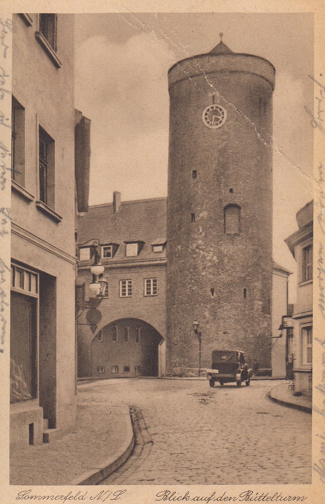 LUBSKO SOMMERFELD WIEŻA 1938 RZADKA