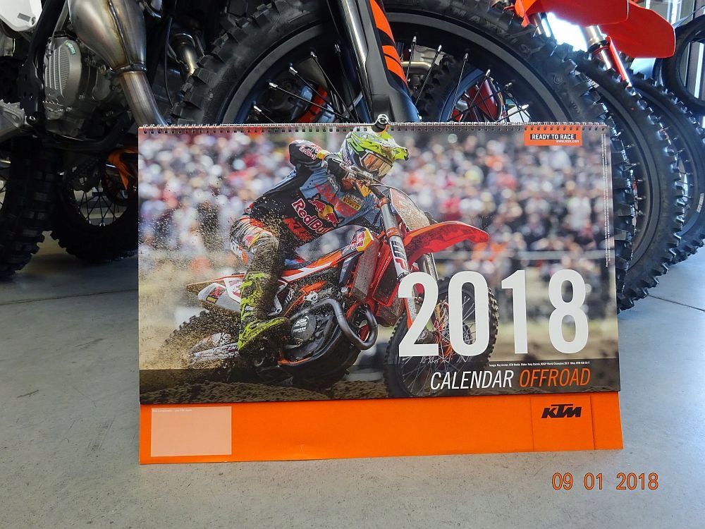 kalendarz ścienny KTM 2018 fantastyczne zdjęcia!