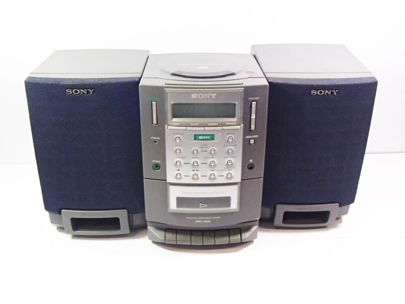 MINI WIEŻA SONY PMC-R30L + DWA GŁOŚNIKI