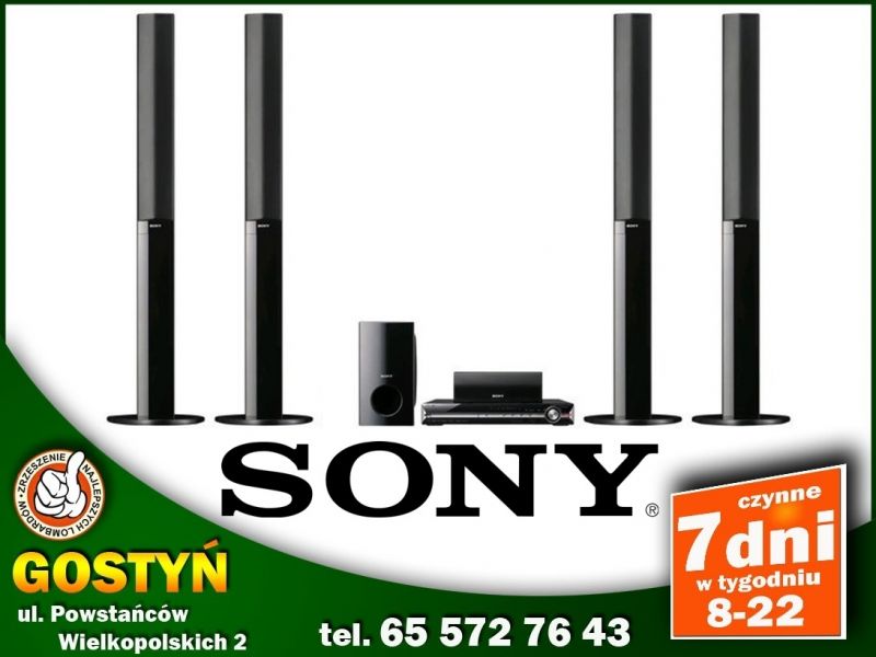 KINO DOMOWE SONY HCD-DZ880W 5+1 WZMACNIACZ + PILO