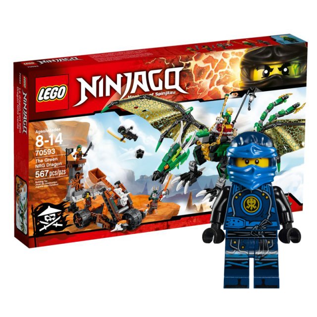 Klocki LEGO Ninjago Zielony Smok NRG 70593