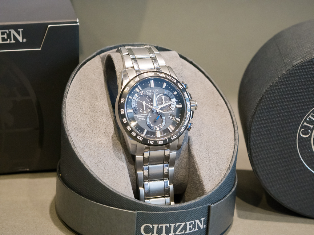 Zegarek CITIZEN AT4010-50E TYTANOWY EcoDrive męski