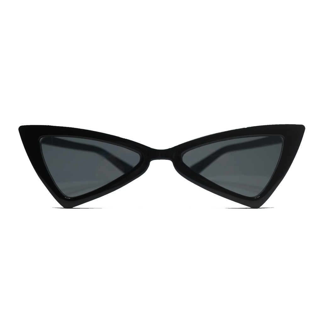 okulary Vintage czarne retro ysl trójkątne Trend