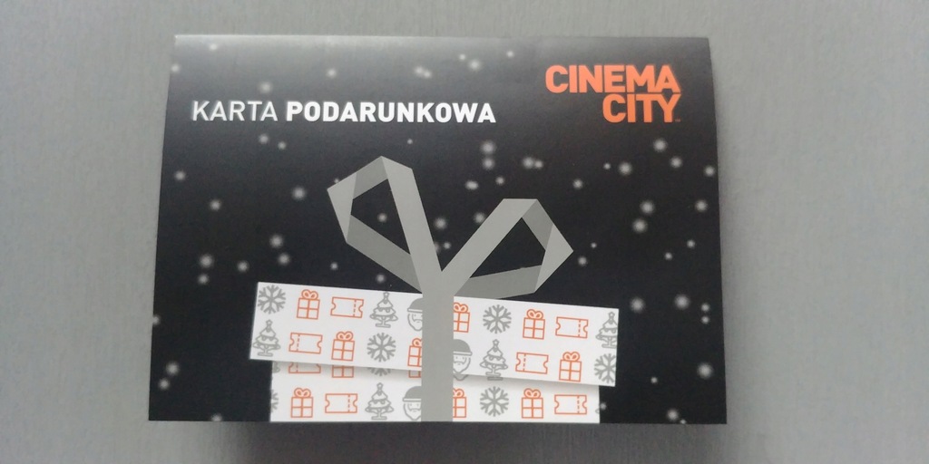 Cinema City - karta podarunkowa 2 bilety