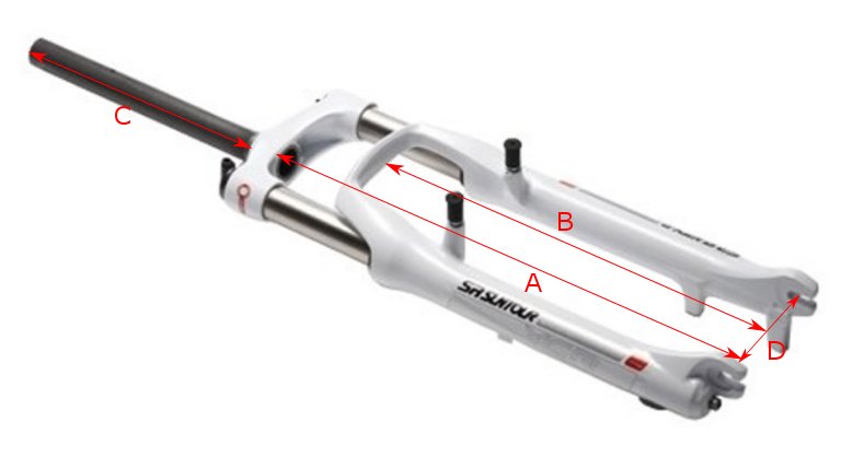 Amortyzator SR Suntour M7700 26