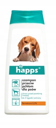 HAPPS szampon przeciw pchłom dla psa 150 ml