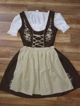 Oktoberfest strój ludowy niemiecki Drindl 36