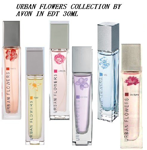 AVON  urban flowers Roma Tokyo