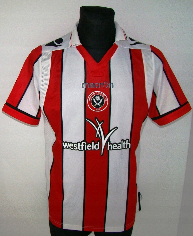 KOSZULKA SHEFFIELD UNITED FC MACRON M 2012 13 SUFC