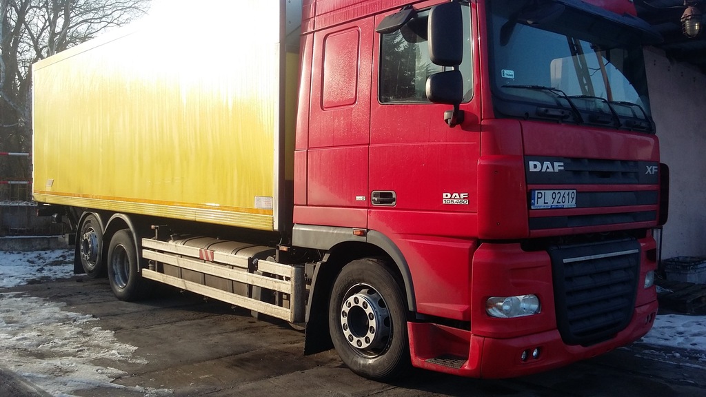 daf xf 105, chłodnia solówka