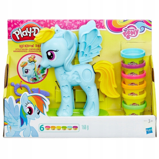 Play-Doh Rainbow Dash Salon fryzjerski Gliwice
