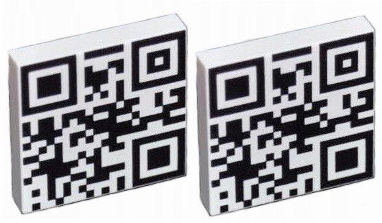Lego klocki z nadrukiem KOD QR custom NOWE