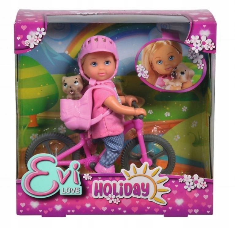Lalka Evi na rowerze górskim