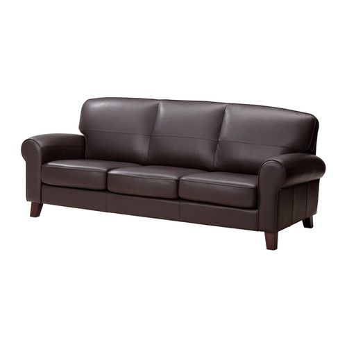 IKEA Ystad sofa 3 skora grann braz -25% ceny IKEA 