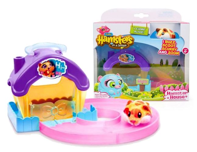 INTERAKTYWNY CHOMIK ZURU HAMSTERS I DOMEK - SUNNY