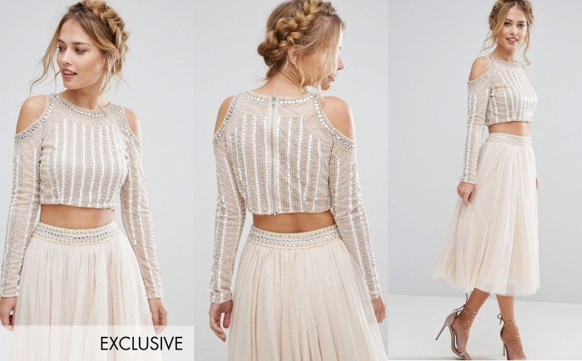205A01344 LACE AND BEADS BOGATO ZDOBIONY TOP 40