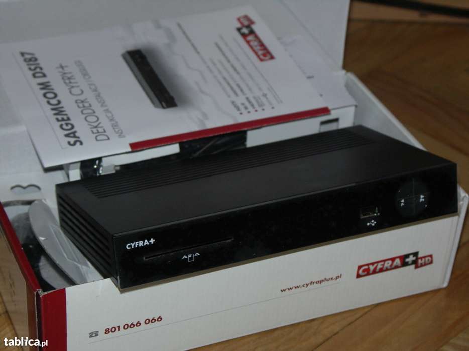 DEKODER HD SAGEMCOM DSI87 CPL NC+ CYFRA+