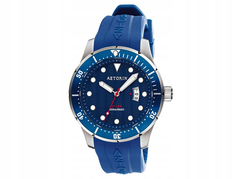 ZEGAREK MĘSKI AZTORIN SPORT niebieski A038.G160