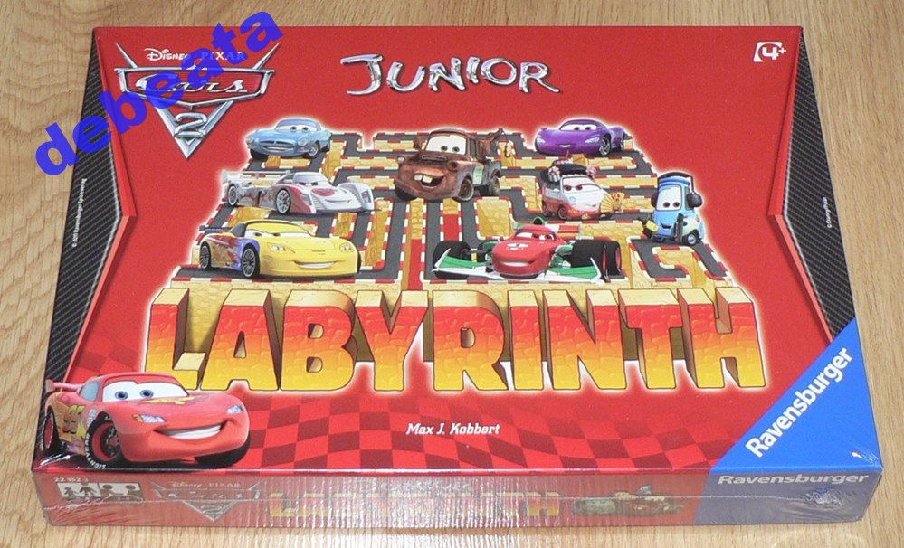 Ravensburger gra LABYRINTH JUNIOR AUTA 2 (CARS 2)