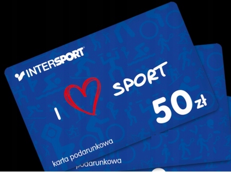 Karta podarunkowe bon do Intersport 50 zł pln