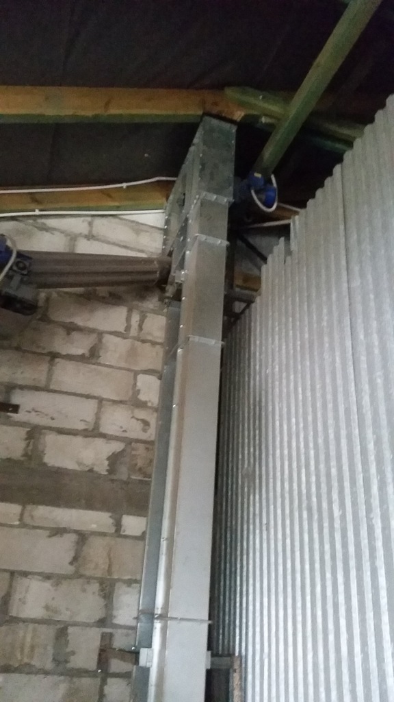 podajnik kubełkowy, przenośnik do fasoli grochu