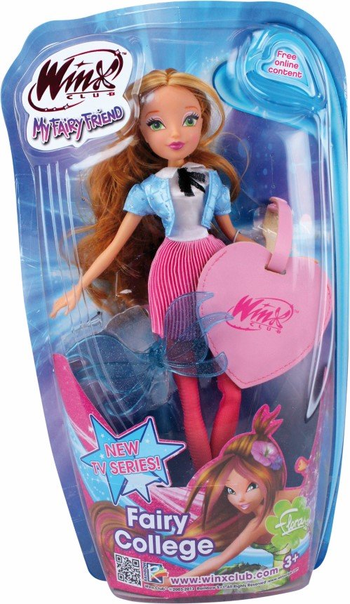 Lalka Winx College Czarodziejka Studentka Flora