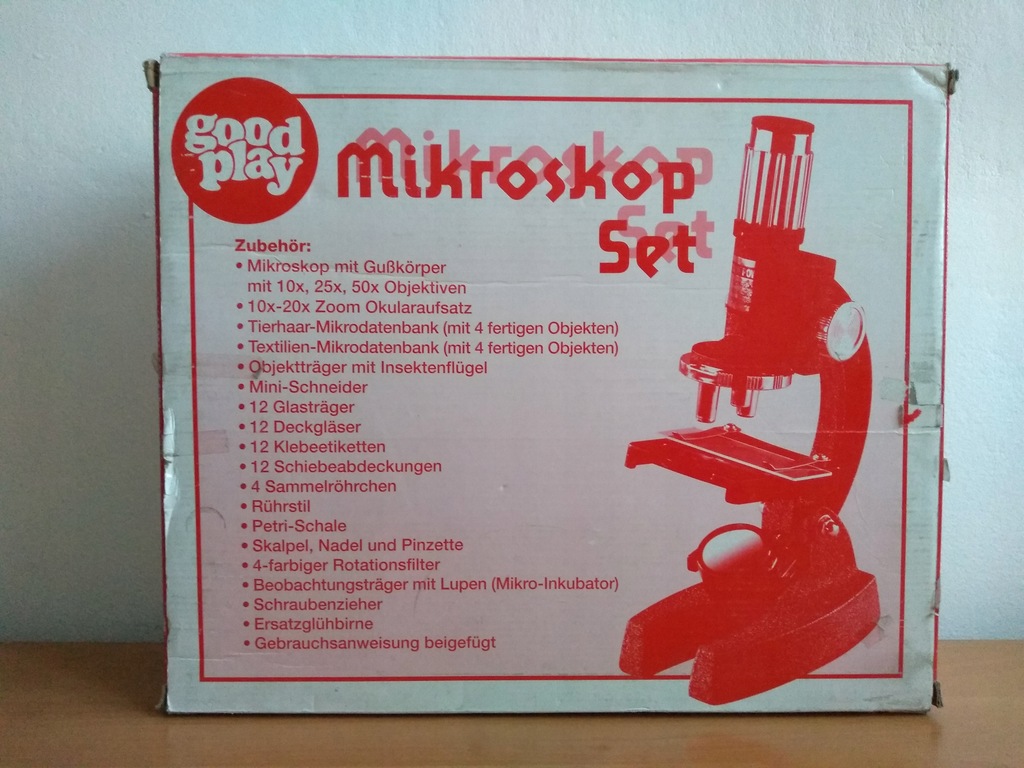 Mikroskop set Good Play Quelle walizka karton