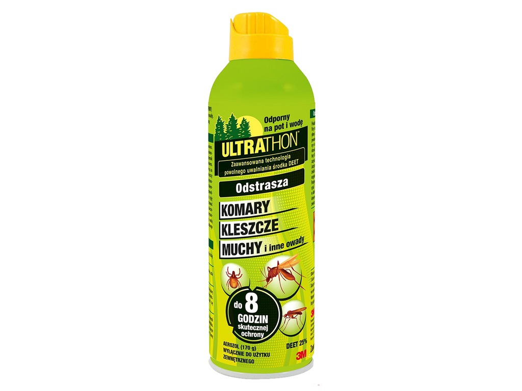 3M ULTRATHON 177ml spray KLESZCZE KOMARY DEET 25%