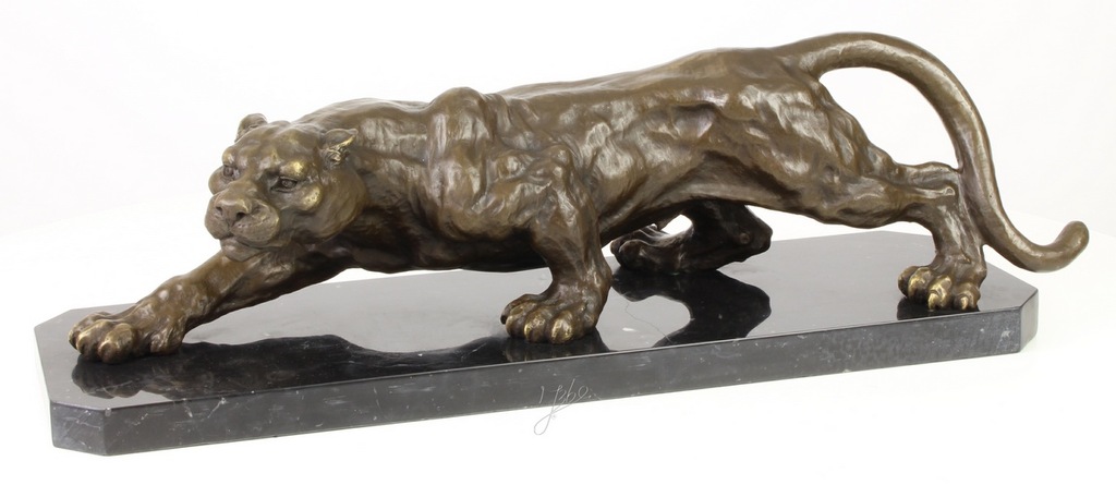 Puma Art Deco  RZEŹBA  brąz FIGURA SYGNOWANA BR-88