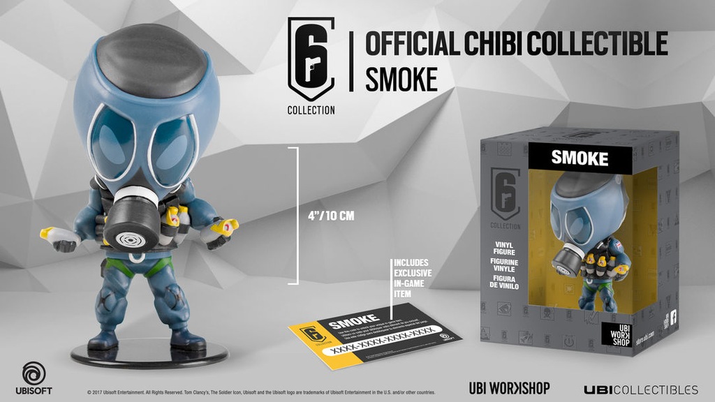 FIGURKA SMOKE Z RAINBOW SIX SIEGE CHIBI 10CM