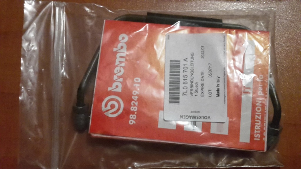 Rurka Zacisku Brembo 18 ZL ZR - 7L0 615 701 A Q7