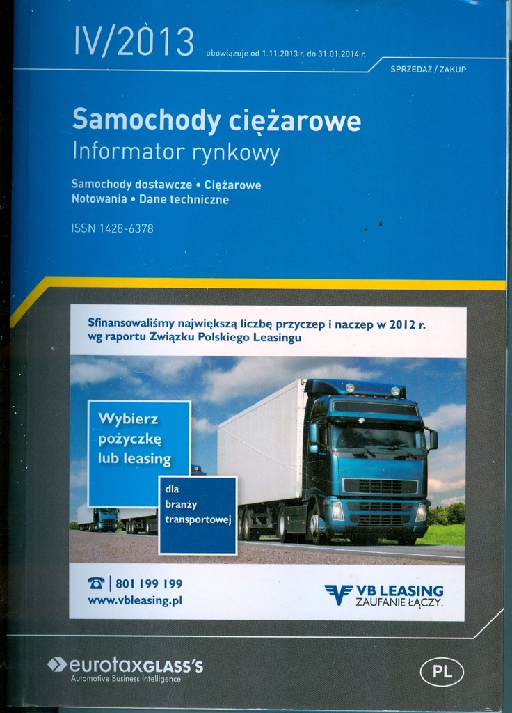 Eurotax samochody ciężarowe informator rynk. 4/13