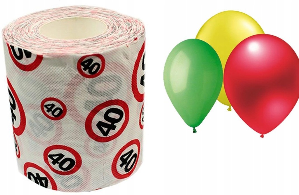 PAPIER TOALETOWY NA 40 URODZINY PREZENT + GRATIS