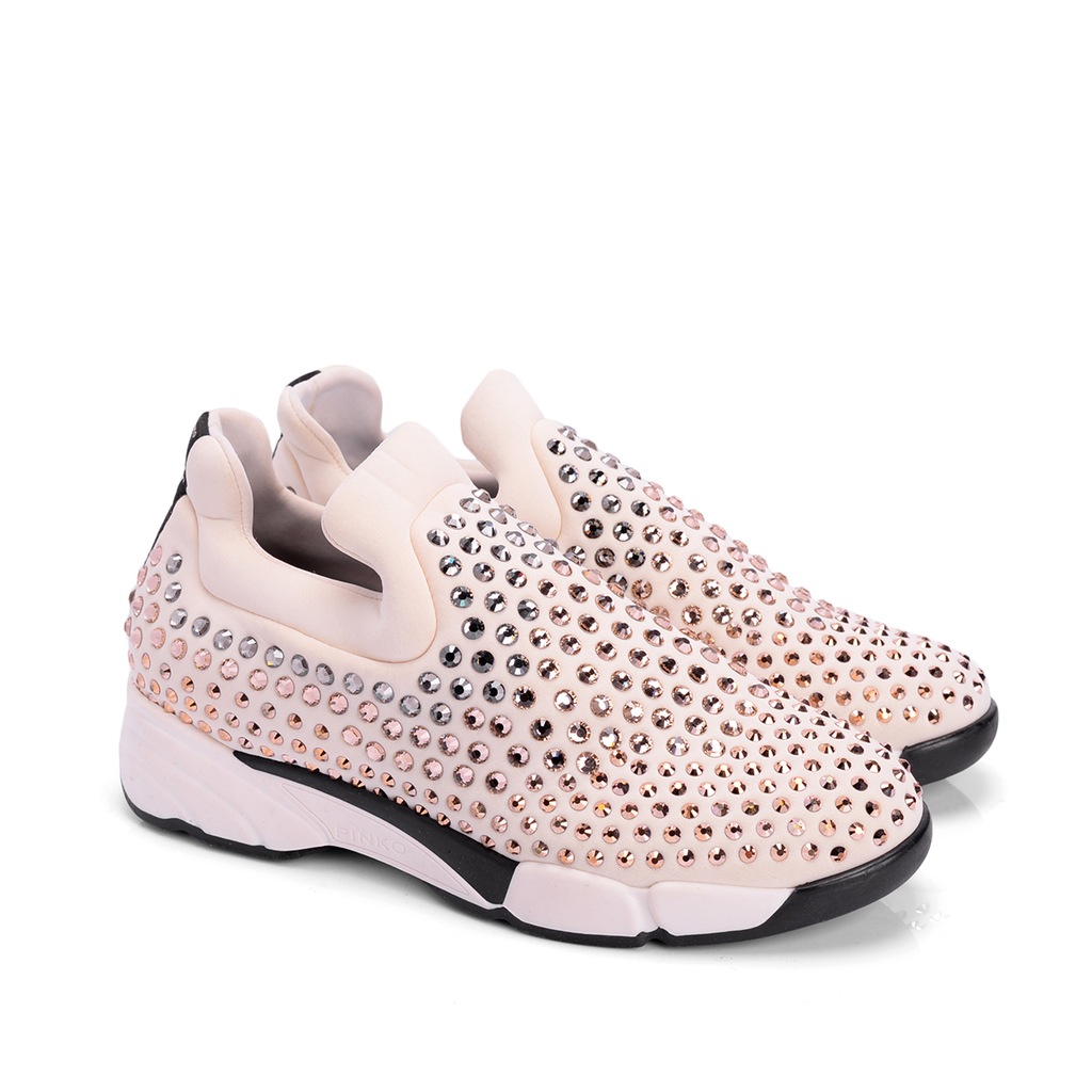 PINKO GEM SNEAKERSY TENISÓWKI Z CYRKONIAMI 37 -66%