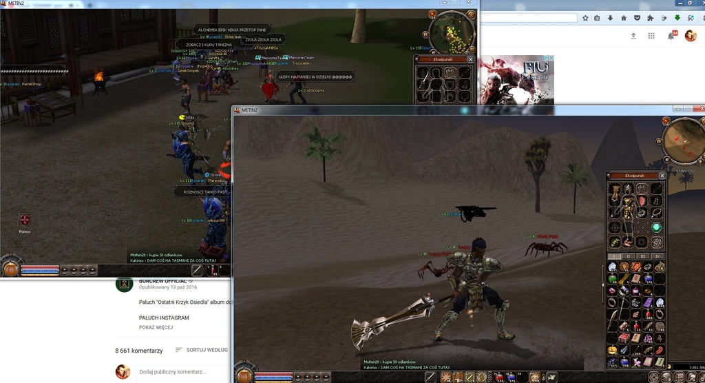 Metin2 Etolin 61 lvl z EQ