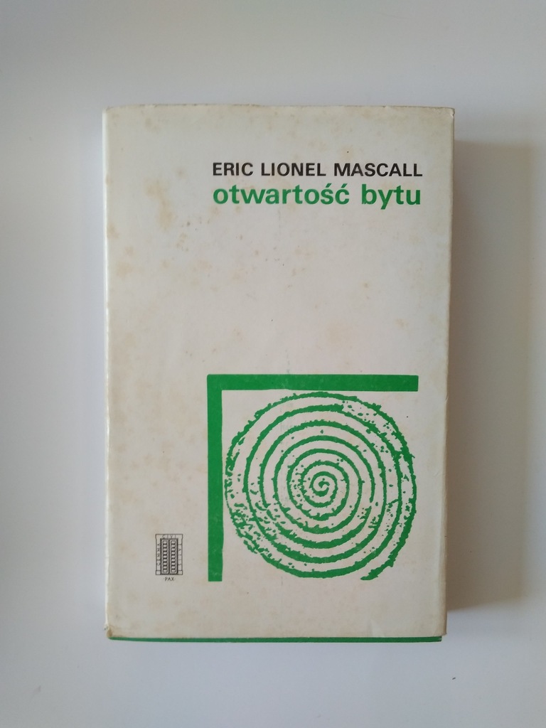 Eric Lionel Mascall Otwartość Bytu Wyprzedaż Tanio - 7304718616 ...