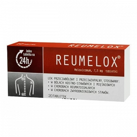 Reumelox  7,5 mg 20 tabletek, APTEKA