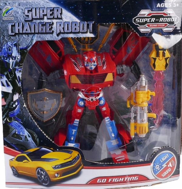 ROBOT Transformers składany auto czerwony (w1)