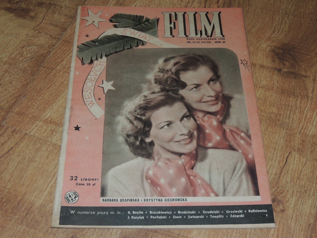FILM 23-24/1948 Barbara Drapińska, K. Ciechomska,