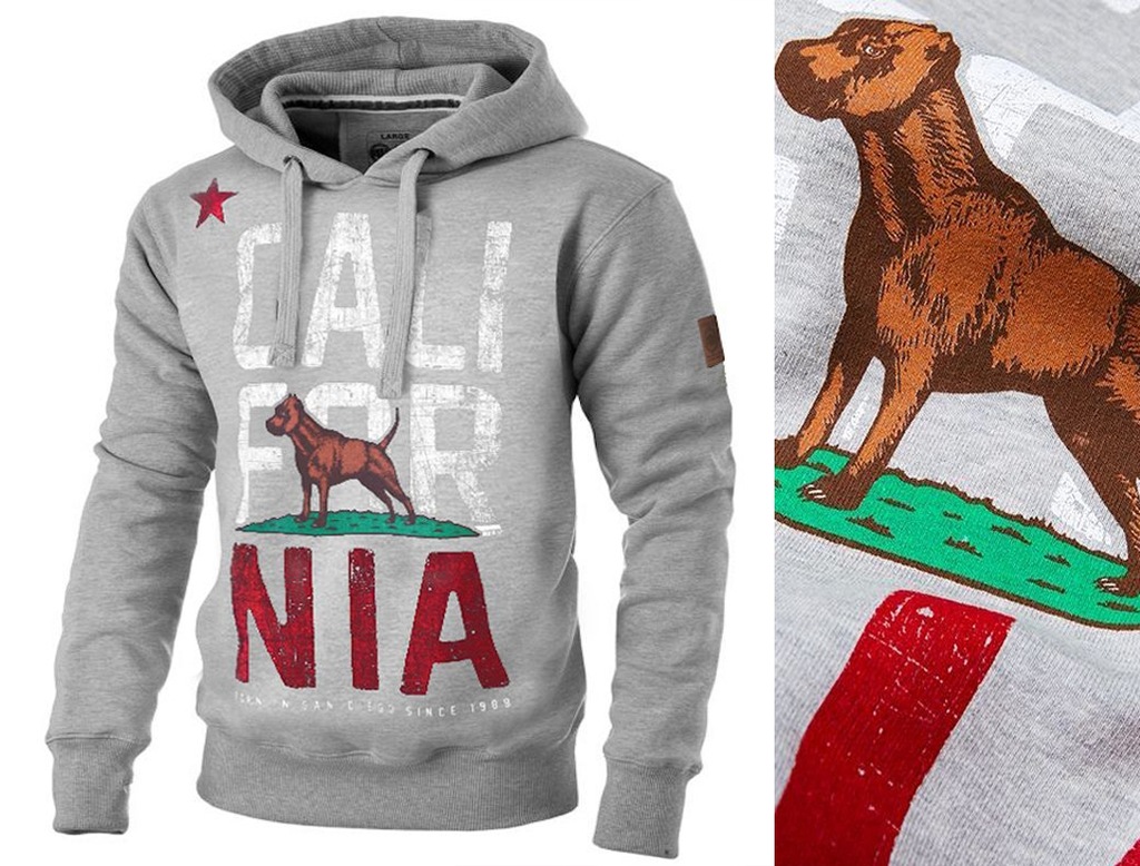 Bluza Pit Bull CALIFORNIA FLAG Nowość KSW MMA_XL