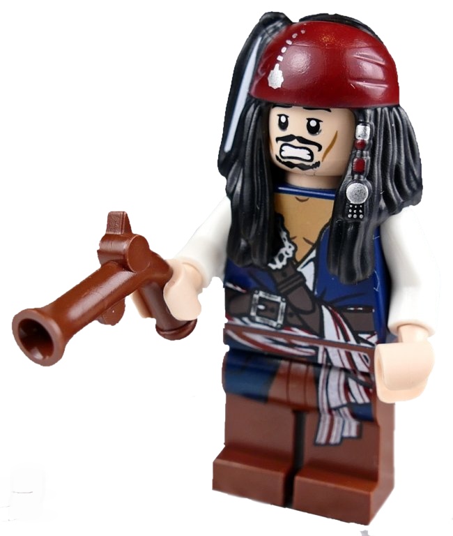 8semka LEGO PIRACI Z KARAIBÓW JACK SPARROW NOWY