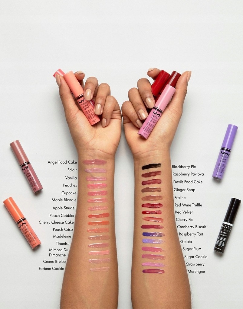 71142 NYX BŁYSZCZYK BUTTER GLOS PEACH COBBLER 7571165068 oficjalne