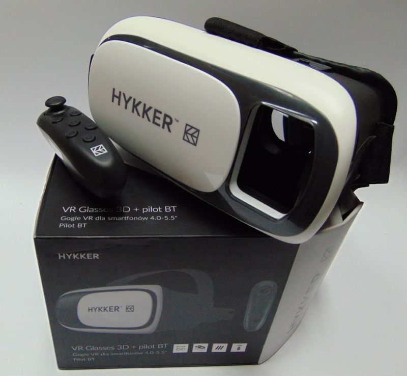 GOGLE VR 3D + PILOT BT HYKKER+PUD