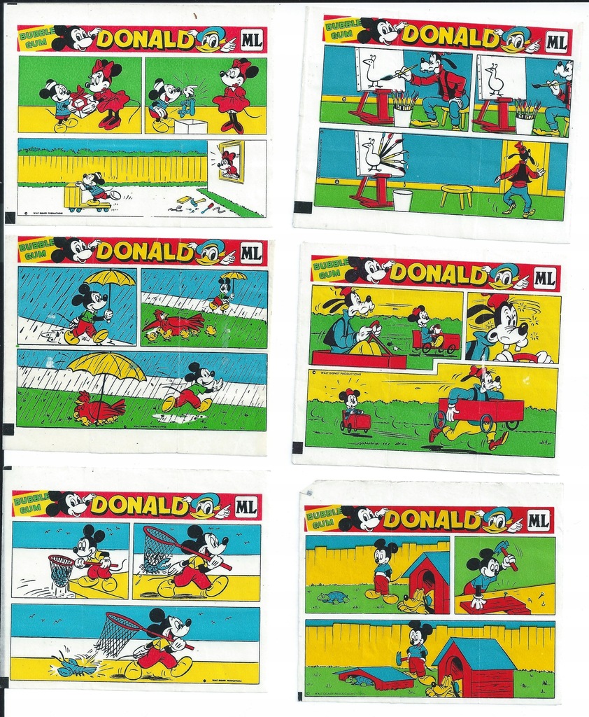 Historyjki Guma Donald Fix &amp; Foxy 32 sztuki