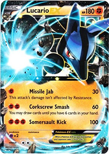 KARTY POKEMON BOOSTER 10 KART LUCARIO EX PV 180
