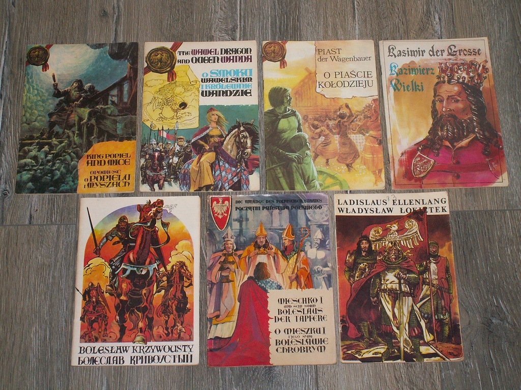 7 komiksów *KRÓLOWIE POLSKI* ! Komplet