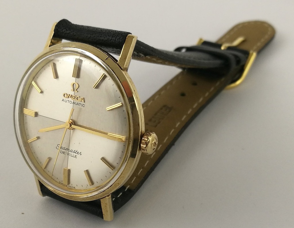 OMEGA - złoty zegarek lata 60 - SEAMASTER DE VILLE