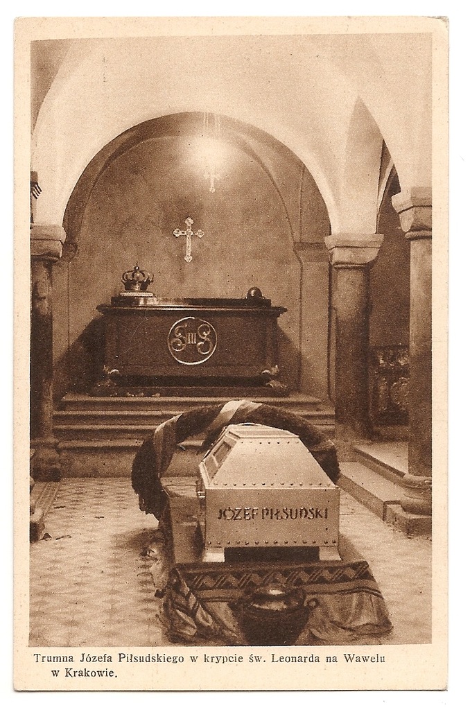 KRAKÓW -WAWEL-JÓZEF PIŁSUDSKI -KRYPTA