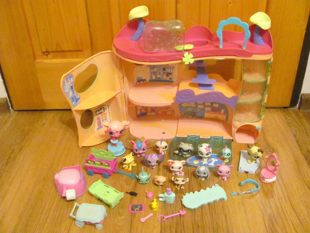 LPS pet shop zestaw 15 figurek+ domek + dodatki