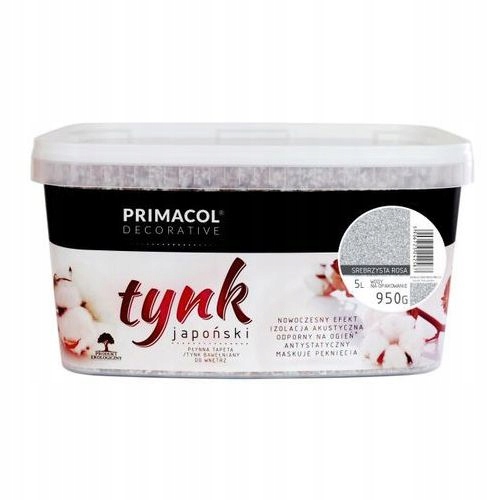 Tynk Japoński PRIMACOL SREBRZYSTA ROSA 950 g